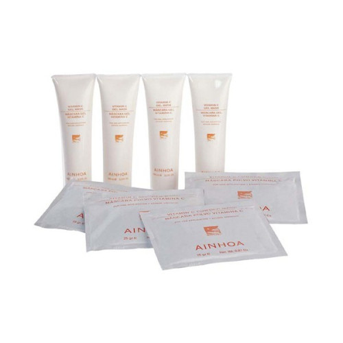 Ainhoa Vitamin C Plastic Mask 4 pieces and 100ml — Маски Ainhoa Vitamin C Plastic Mask 4 pieces and 100ml — Маски