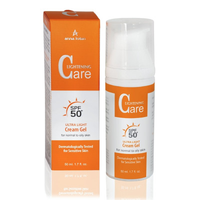 Anna Lotan Lightening Care Ultra Light Cream Gel SPF50+ (50ml) — Schiarenti Anna Lotan Lightening Care Ultra Light Cream Gel SPF50+ (50ml) — Schiarenti