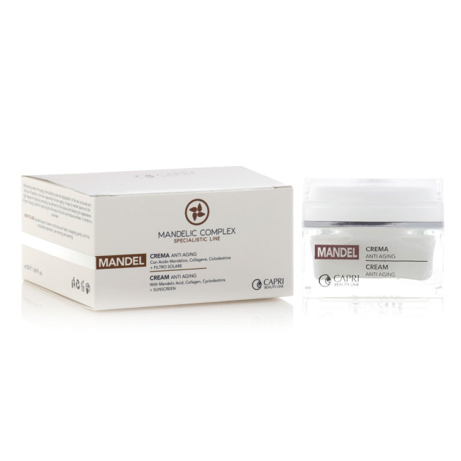 Capri Beauty Line Mandelic Complex Anti Aging Cream 50ml — Anti-età / Antirughe Capri Beauty Line Mandelic Complex Anti Aging Cream 50ml — Anti-età / Antirughe
