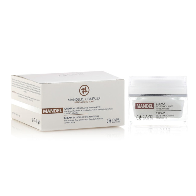 Capri Beauty Line Mandelic Complex Biostimulting Renewing Cream 50ml — Anti-età / Antirughe Capri Beauty Line Mandelic Complex Biostimulting Renewing Cream 50ml — Anti-età / Antirughe