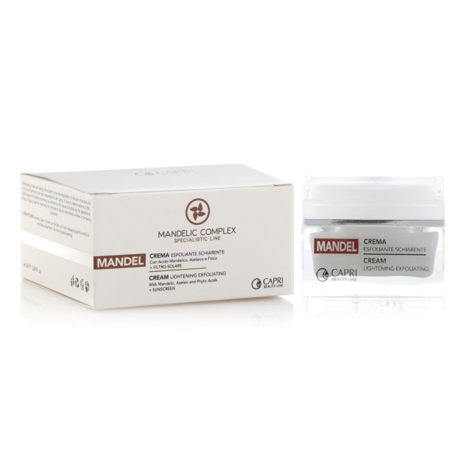 Capri Beauty Line Mandelic Complex Lightening Exfoliating Cream 50ml — Anti-età / Antirughe Capri Beauty Line Mandelic Complex Lightening Exfoliating Cream 50ml — Anti-età / Antirughe