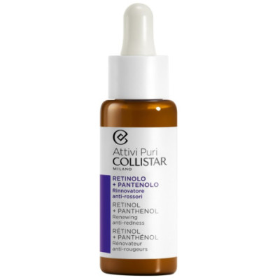 Collistar Attivi Puri Retinol + Panthenol Renewing Anti-Redness Drops 30ml — Seerum Collistar Attivi Puri Retinol + Panthenol Renewing Anti-Redness Drops 30ml — Seerum