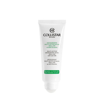 Collistar Multi Active Deodorant 24 Hours Roll-On with Oat Milk 75ml Collistar Multi Active Deodorant 24 Hours Roll-On with Oat Milk 75ml