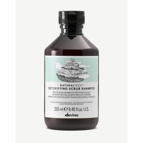 Davines NaturalTech Detoxifying Scrub Shampoo 250ml — Shampoo Davines NaturalTech Detoxifying Scrub Shampoo 250ml — Shampoo