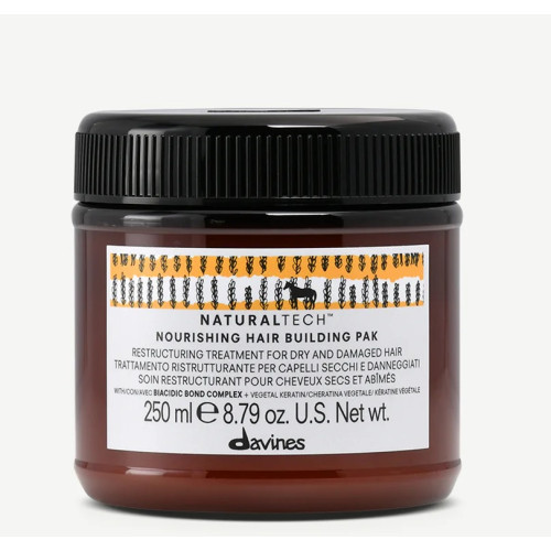 Davines NaturalTech Nourishing Hair Building Pak 250ml — Maschere Davines NaturalTech Nourishing Hair Building Pak 250ml — Maschere