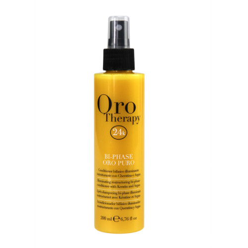 Fanola Oro Therapy Illuminating Restructuring Bi-Phase Conditioning Spray 200ml — Кондиціонери Fanola Oro Therapy Illuminating Restructuring Bi-Phase Conditioning Spray 200ml — Кондиціонери