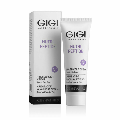 GIGI Nutri-Peptide 10% Glycolic Cream 50ml — Creme notte GIGI Nutri-Peptide 10% Glycolic Cream 50ml — Creme notte