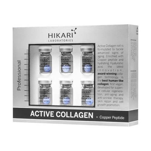 Hikari Active Collagen Set + Copper peptide 6 vials + 20ml — Behandlungen Hikari Active Collagen Set + Copper peptide 6 vials + 20ml — Behandlungen