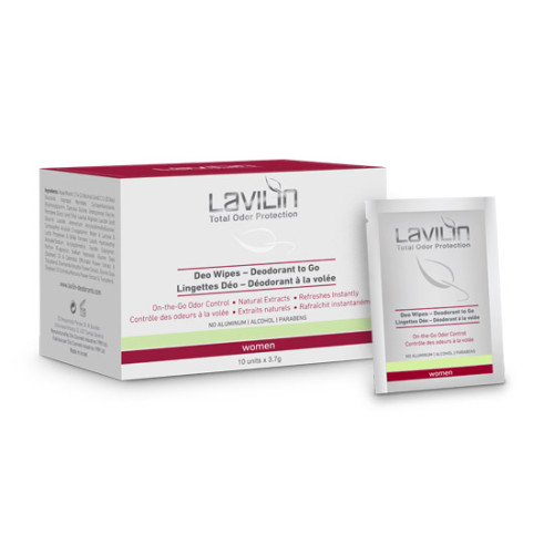 Hlavin Lavilin Women Deo Wipes - Deodorant to Go 10x3.7g Hlavin Lavilin Women Deo Wipes - Deodorant to Go 10x3.7g
