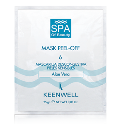 Keenwell SPA of Beauty 6 Peel-Off Decongestant Mask Aloe Vera for Sensitive Skin — Маски Keenwell SPA of Beauty 6 Peel-Off Decongestant Mask Aloe Vera for Sensitive Skin — Маски