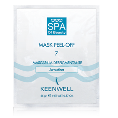 Keenwell SPA of Beauty 7 Peel-Off Whitening Mask with Arbutine Keenwell SPA of Beauty 7 Peel-Off Whitening Mask with Arbutine