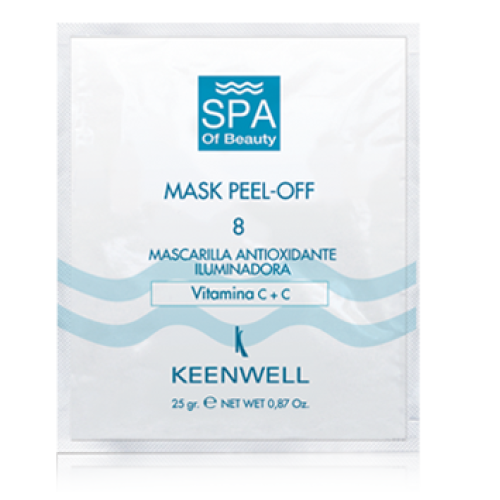 Keenwell SPA of Beauty 8 Peel-Off Vitamine C+C Mask — Вітамін C Keenwell SPA of Beauty 8 Peel-Off Vitamine C+C Mask — Вітамін C