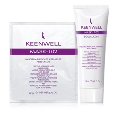Keenwell Mask 102 Astringent Purifying Face Mask for Greasy Skin Keenwell Mask 102 Astringent Purifying Face Mask for Greasy Skin