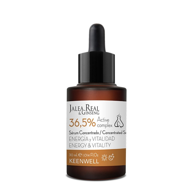Keenwell Royal Jelly and Ginseng Energy and vitality concentrated serum 36,5% active complex 30ml Keenwell Royal Jelly and Ginseng Energy and vitality concentrated serum 36,5% active complex 30ml