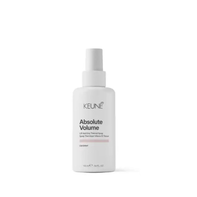 Keune Absolute Volume Lift and Grip Thermal Spray 150ml — Juuste viimistlus Keune Absolute Volume Lift and Grip Thermal Spray 150ml — Juuste viimistlus