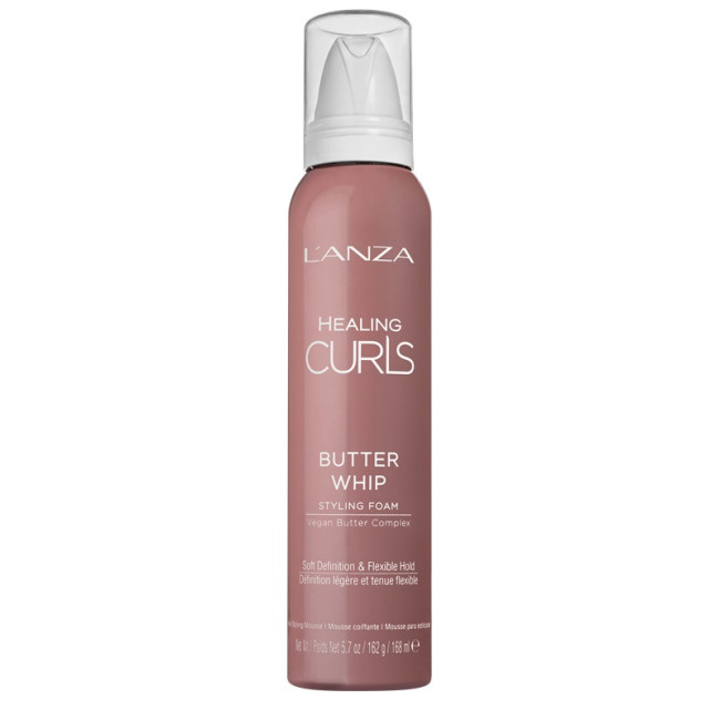 L'Anza Healing Curls Butter Whip Styling Foam 168ml — Стайлинг волос L'Anza Healing Curls Butter Whip Styling Foam 168ml — Стайлинг волос