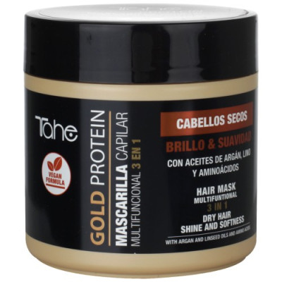 Tahe Gold Protein 3in1 Nourishing Dry Hair Mask 400ml Tahe Gold Protein 3in1 Nourishing Dry Hair Mask 400ml