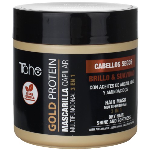 Tahe Gold Protein 3in1 Nourishing Dry Hair Mask 400ml Tahe Gold Protein 3in1 Nourishing Dry Hair Mask 400ml