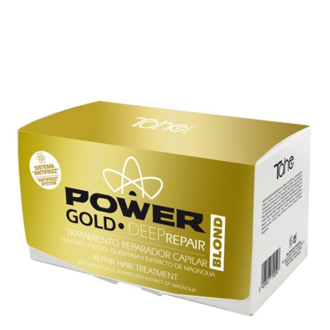Tahe Power Gold Deep Repair Blond 6x10ml — Behandlungen Tahe Power Gold Deep Repair Blond 6x10ml — Behandlungen