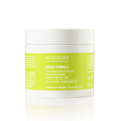 Vagheggi Bright Formula Regenerating Peel Pads 20% Glycolic + M Acid Complex (70pcs) Vagheggi Bright Formula Regenerating Peel Pads 20% Glycolic + M Acid Complex (70pcs)